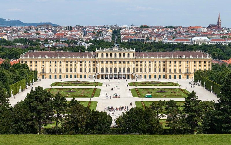 Palača Schonbrunn - Dunaj